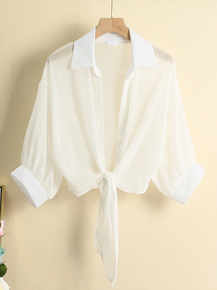 Sonnenschutz Chiffon irt Damen Sommer Dünne Batwing Sve Offene Strickjacke ort Sle Small awl Oberbekleidung Klimaanlage...