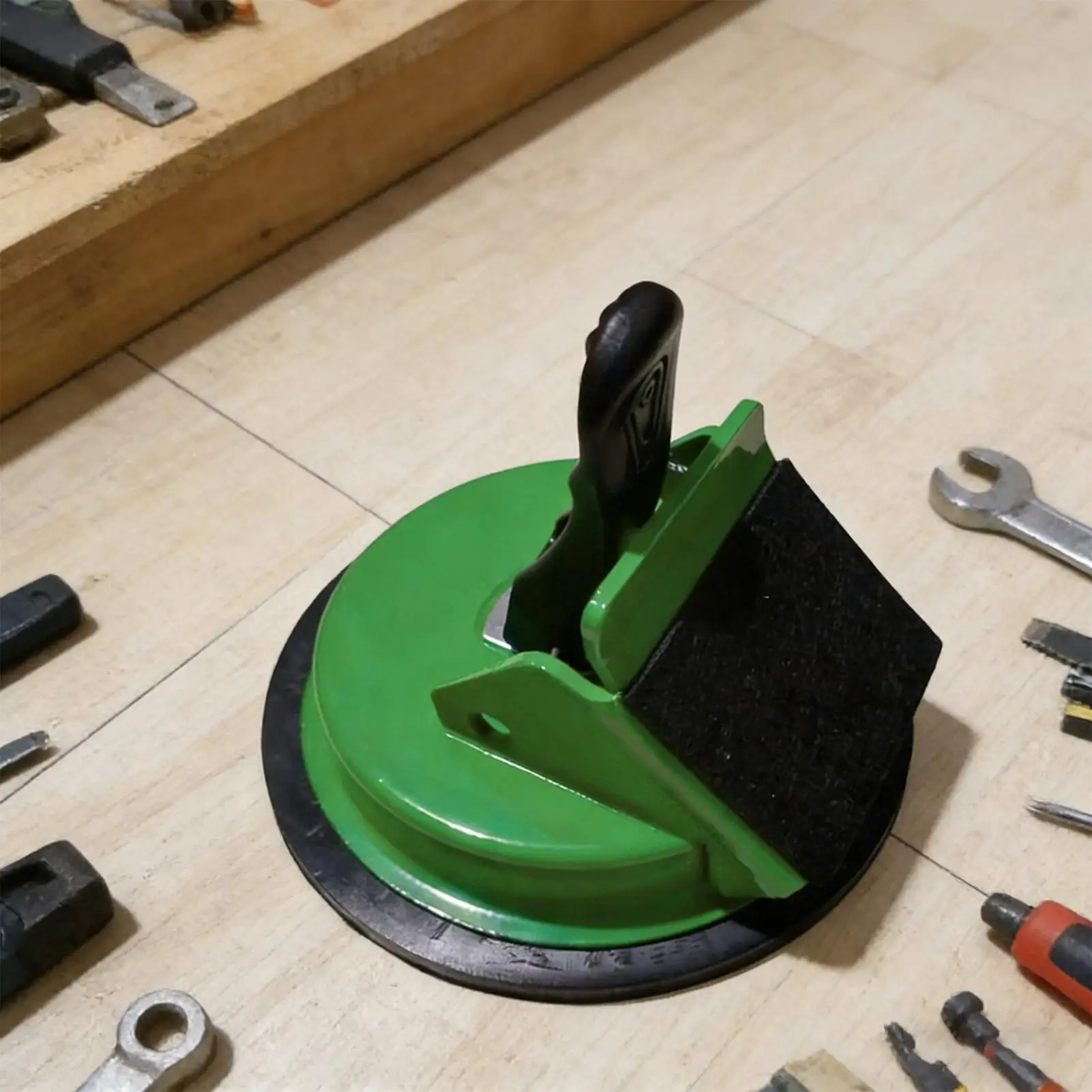 Outil d'aspiration robuste pour sols, outil de réparation de revêtements de sol à 45 degrés, ventouse pour l'installation et le nivellement des sols stratifiés