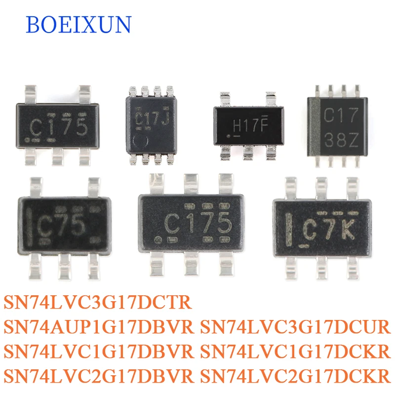 100pcs/10pcs SN74LVC1 SN74LVC1G17 SN74LVC1G17DBVR SOT-23-5 Schmitt Trigger Buffer Logic Chip SN74LVC3G17DCTR SN74LVC2G17DBVR