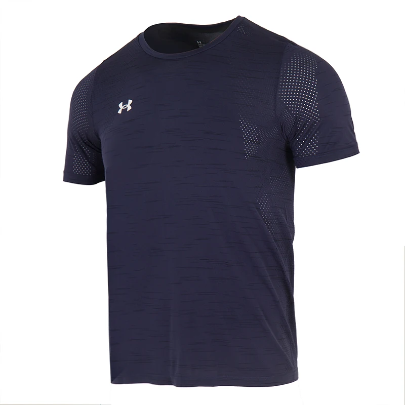 

Мужские и женские футболки Under Armour, спортивная одежда, футбольные тренировки, конкурс по футболу, удобные, дышащие, простые с короткими рукавами 25500518-013