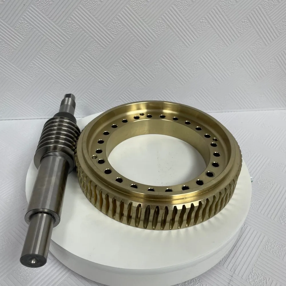 Precision Worm Gear Drive Accessories For Textile Machinery