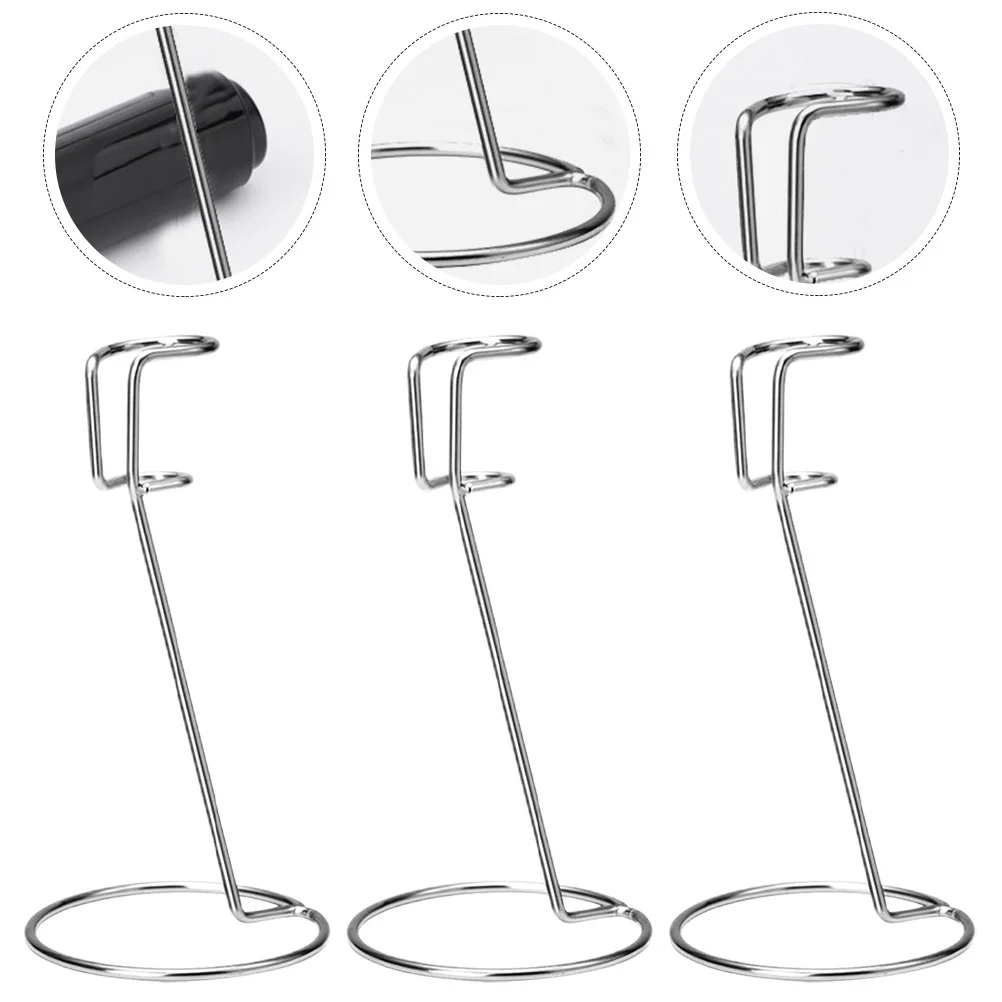 

3pcs Holder Milk Frother St Stainless Steel Mixer Rack Blenders Storage Kitchen Gadget Egg Beater Rest Egg Mixer Rack