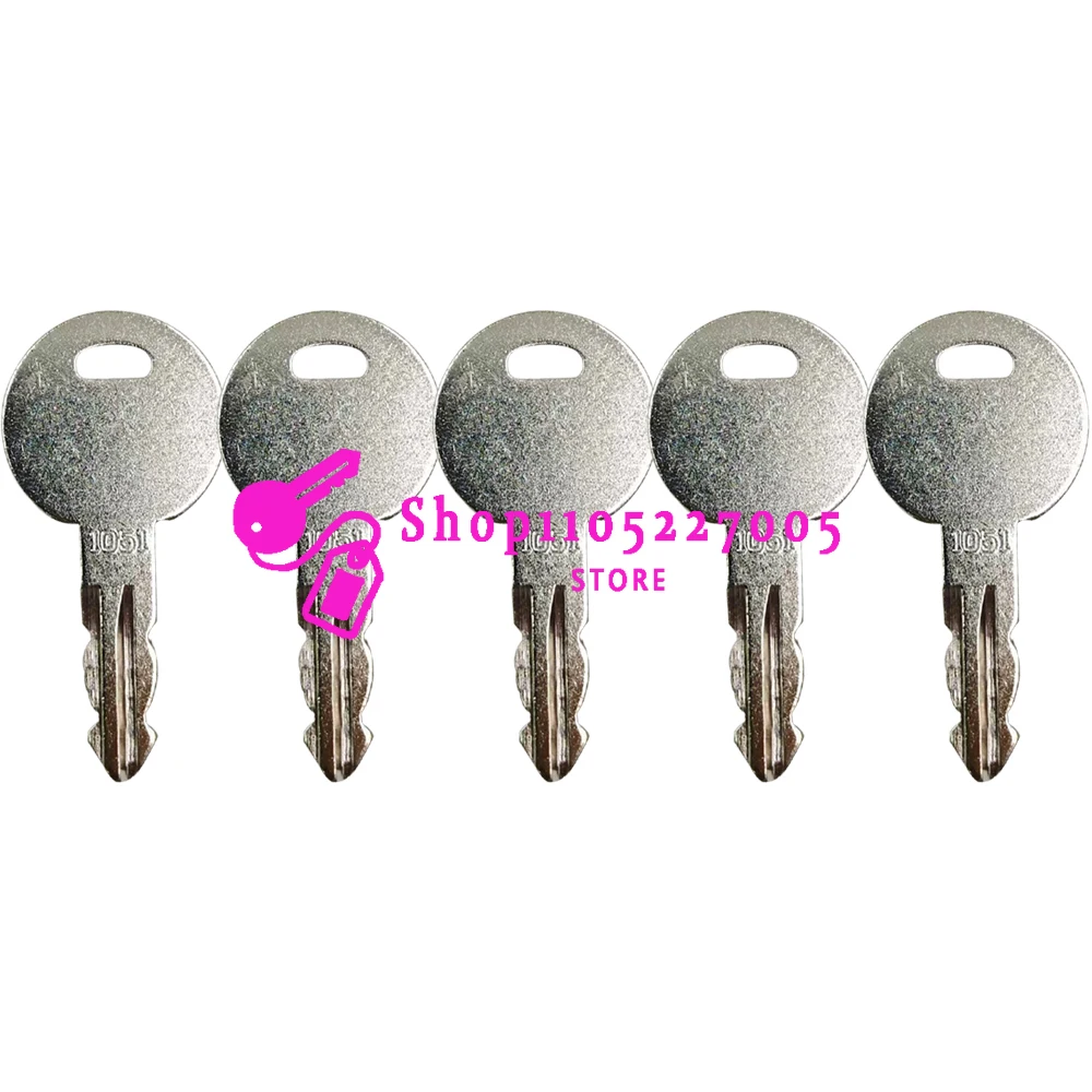 20/10/5/1 SZT. Kluczyki zapłonowe do koparek 1051 kompatybilne z Thwaites, kompatybilne z Terex Dumper Truck, nowe