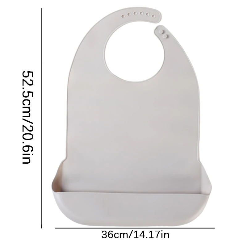 1/4Pcs Silicone Adult Bibs Adjustable Waterproof Adult Feeding Bibs with Crumb Catcher Clothing Protectors for Elderly Women Men image 4