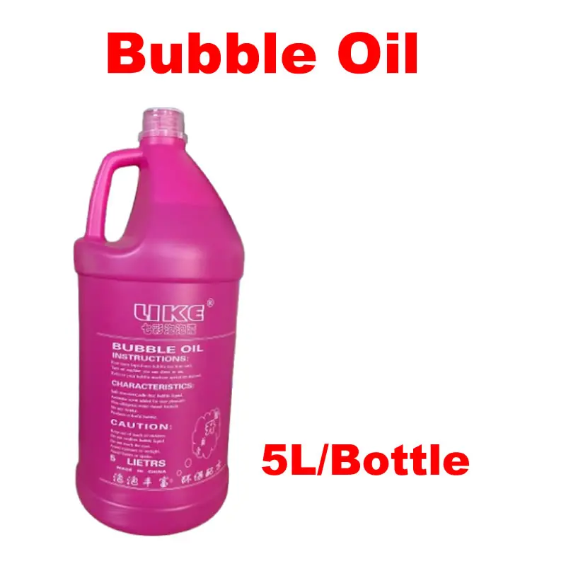 

5L Smoke Bubble Oil Liquid Mixing with Water 1:12 Ratio Stage Effect Bubble Oil for Smoke Bubble Machine and LED Bubble Machine