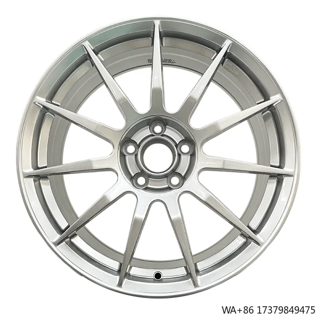 

Matte Silver Gray Lightweight 10-Spoke Forged Aluminum Alloy Wheel Rims 17-20 Inch Sports Sedan SUV Passenger 40mm 25mm 98mm