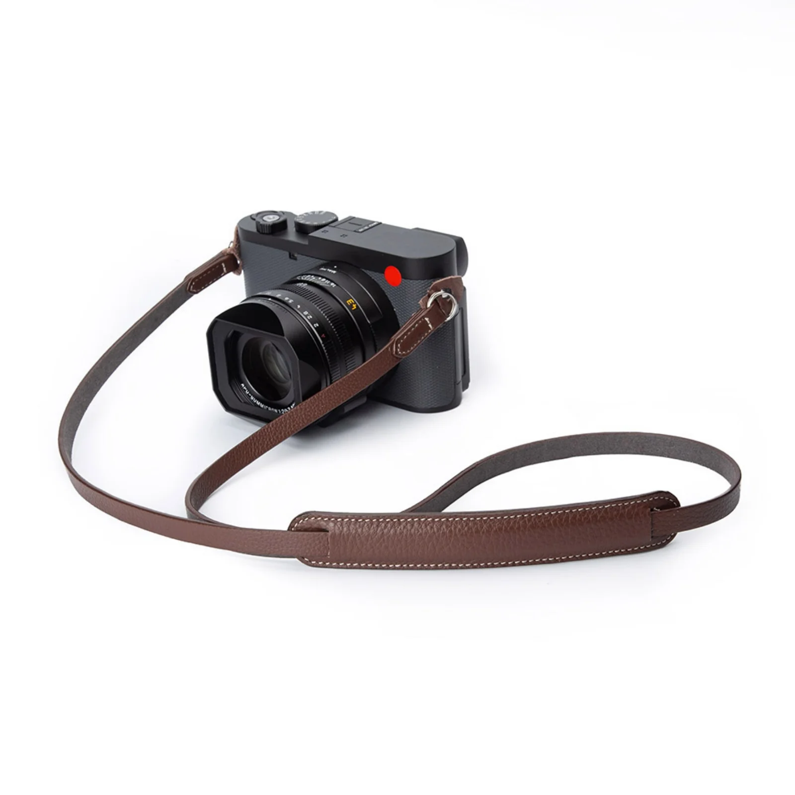 Genuine Leather Camera Half Wrap Case Strap