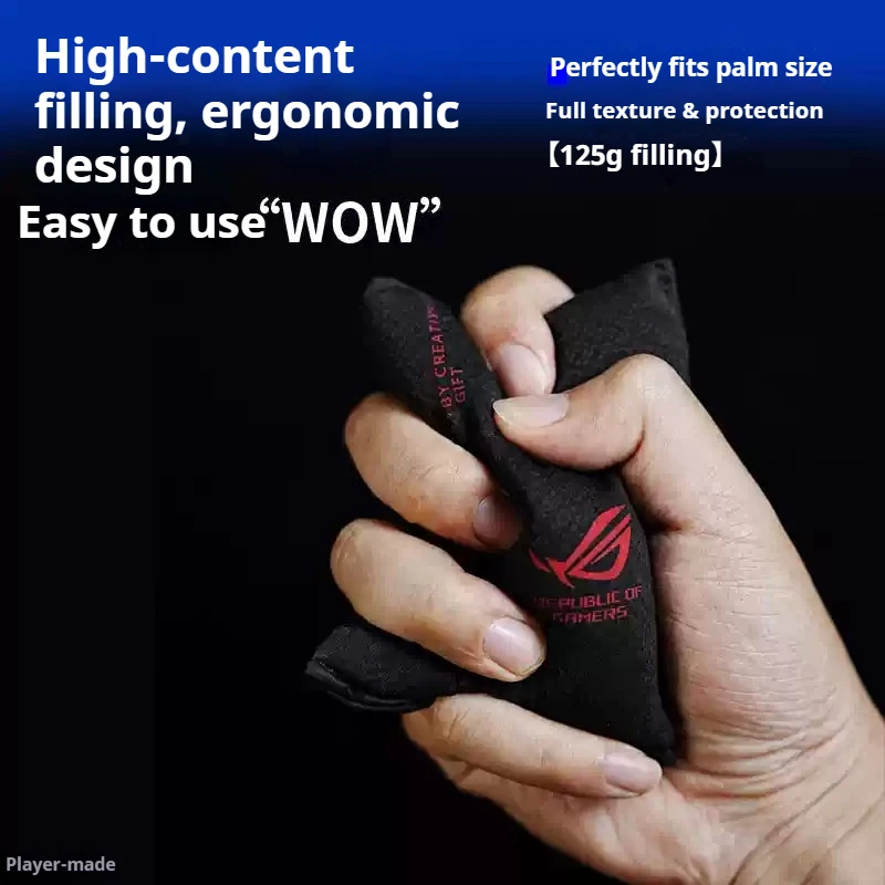 ROG Gaming Sweat Bag Reusable Washable Dry Granule Anti‑Sweat Pouch for FPS Game Valorant CS2 Professional Gamer Accessories