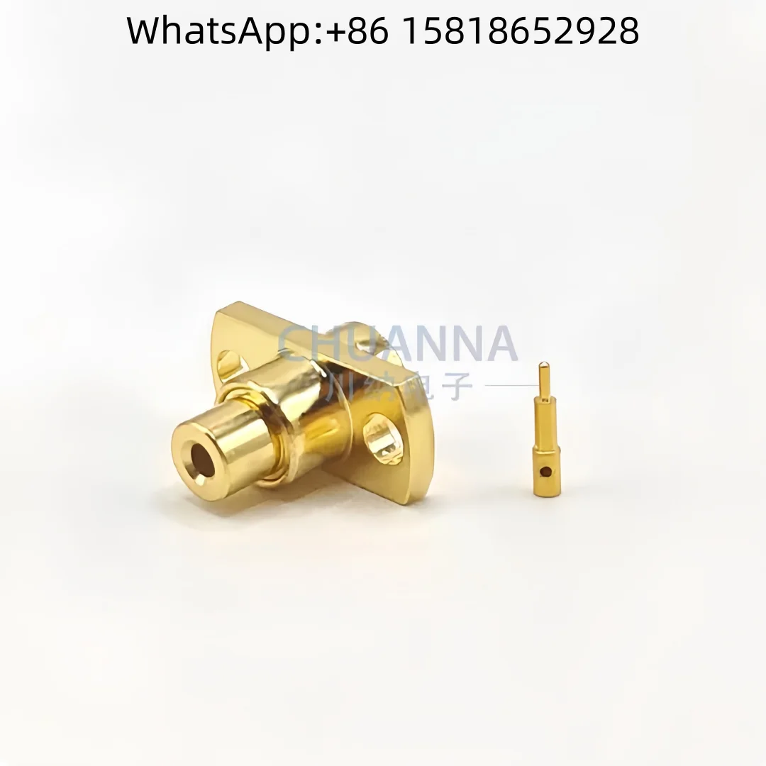 1pcs SMP-JFB1 two-hole flange RF connector with a hole spacing of 7.2mm SMP male 26.5GHz