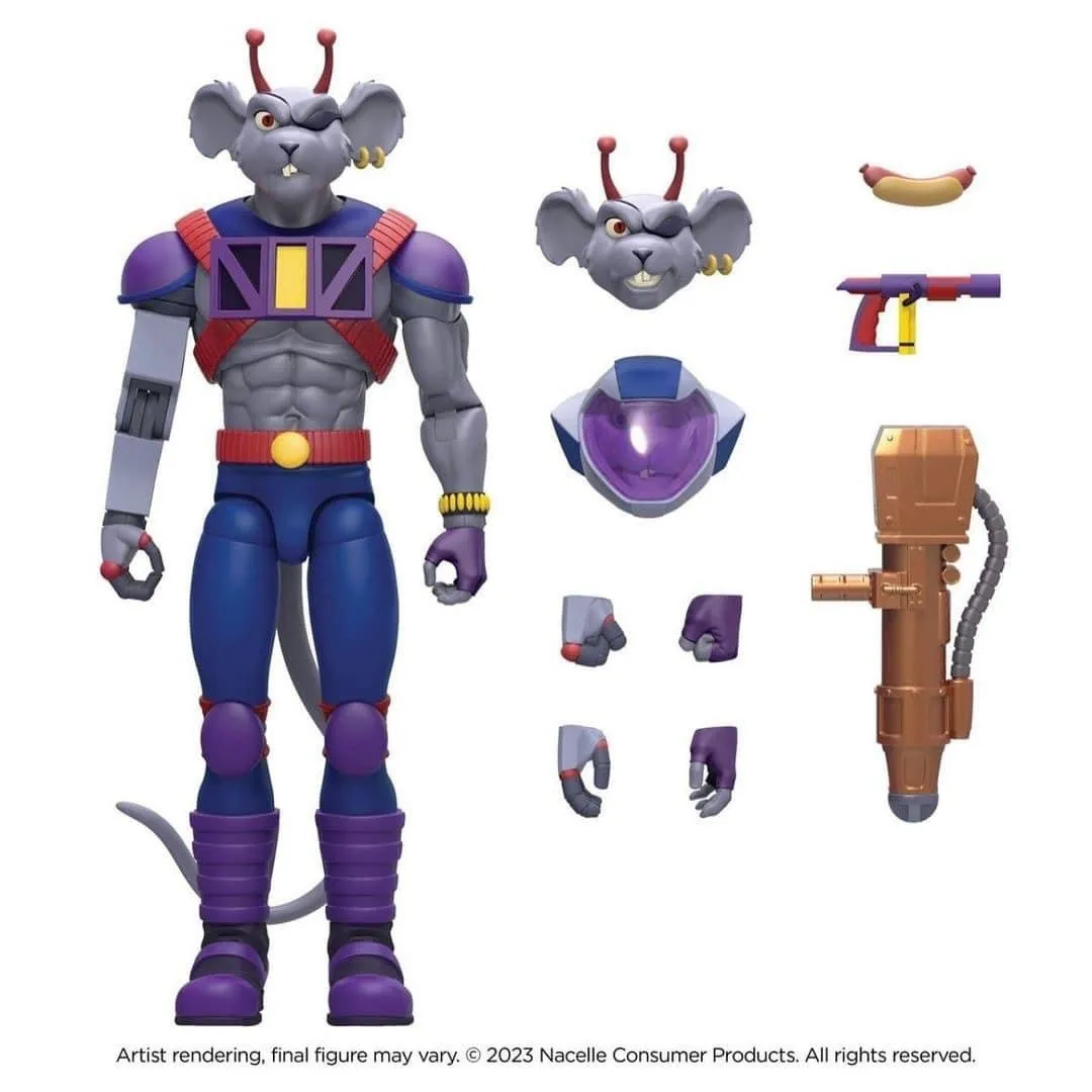 New 7inch In-Stock Nacelle Biker Mice From Mars Action Figure Anime Hobby Collection Birthday Present Model Kids Toy Gift