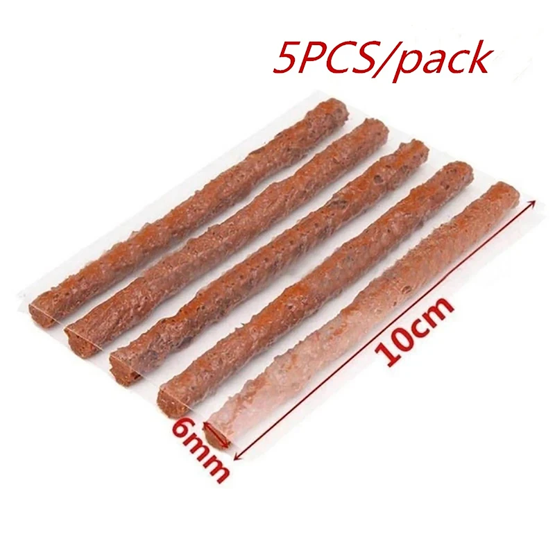 Car Motorcycle Tyre Puncture Repair Kit Tubeless Rubber Tire Strips Glue Seals Wicks Worms Auto Accessories