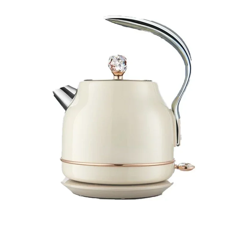 All 304 Stainless Steel Electric Kettle Seamless Inner Liner, Double-layer Anti Scalding 220V