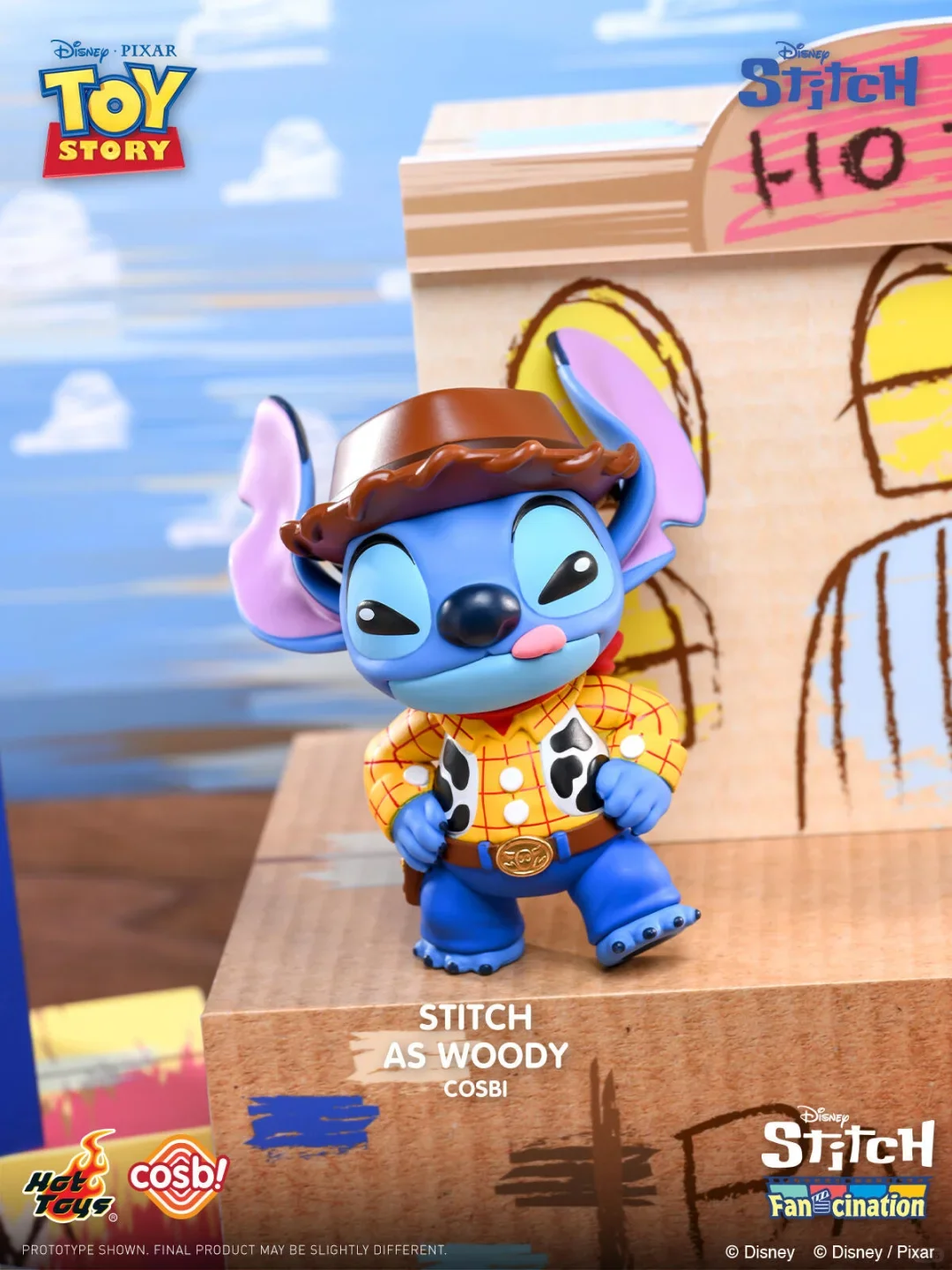 Genuine Hot Toys Stitch And Toy Story Cosbi Collection Blind Box