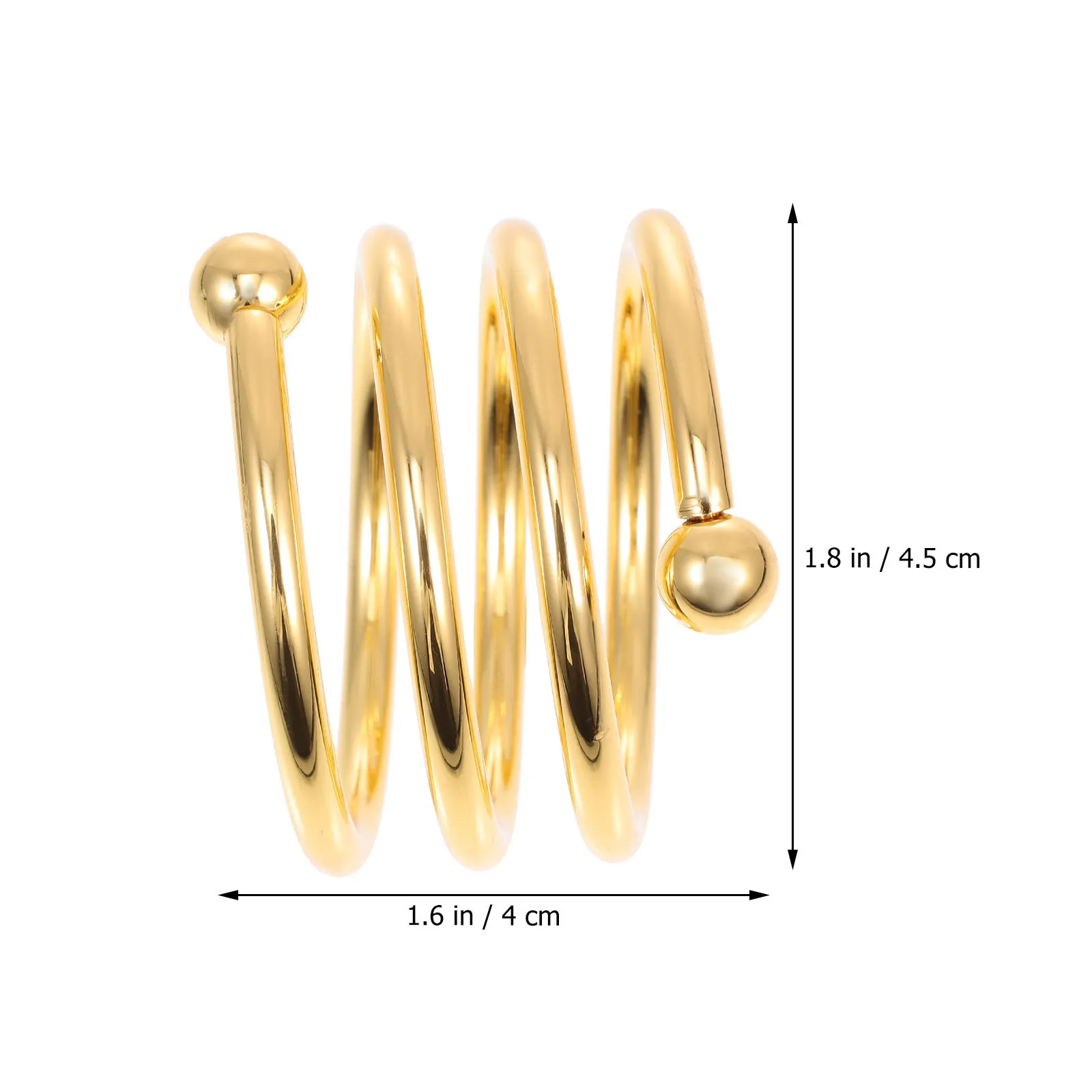 

4Pcs Useful Iron Napkin Holders Exquisite Embellishment for All Kinds of Occasions Decor Spring Napkin Buckles