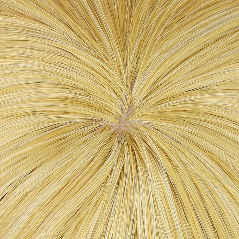 히스토리아 레이스 코스프레 가발 50cm 긴 황금 내열성 합성 머리카락