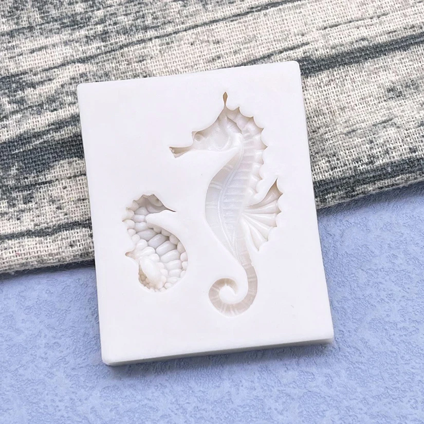 Seahorses 100% Platinum Silicone Sugarcraft Mold Fondant Cake Decorating Tools Bakeware