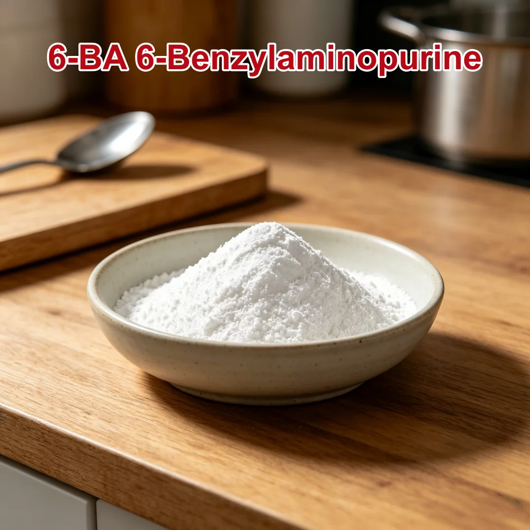 Ornamental Flower Growth Regulator: 6-BA 6-Benzylaminopurine Cytokinin Powder, Promote Germination & Branching