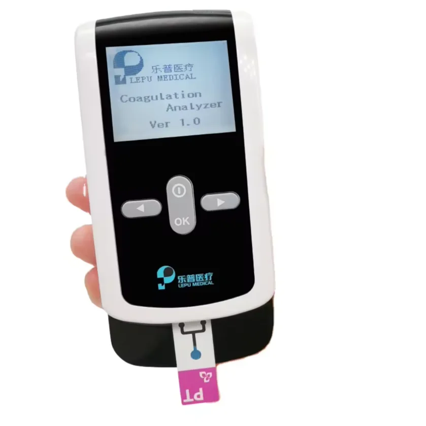 

LEPU Portable analyzer Coagulation Analysis PT INR Test PT-M1-11 Meter Analyzer with Bluetooth and Strip