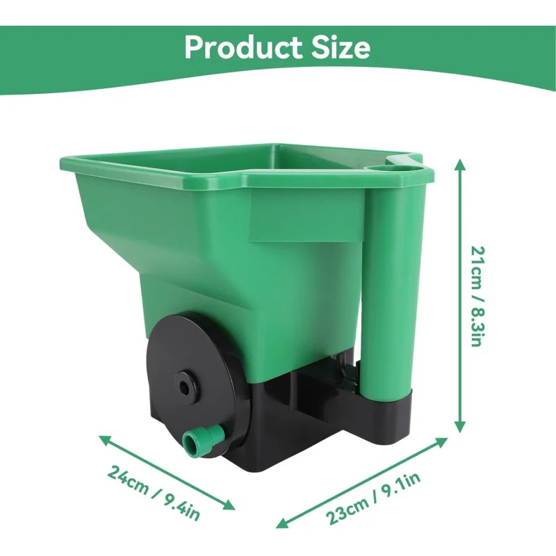 manual handheld spreader for lawn and garden maintenance suitable for courtyard spreading requirements for driveways