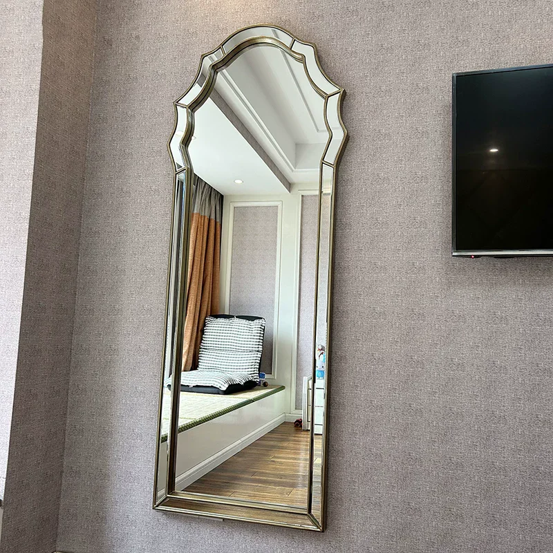 Aesthetic Standing Decorative Mirrors Girls Modern Items Living Room Mirror Luxury Long Floor Portable Spiegels Home Products