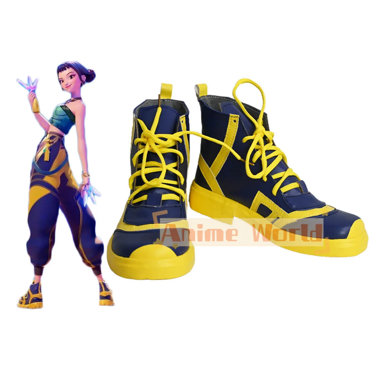 Kinderen Jongens Meisjes KPop Demon Hunters Zoey Cosplay Schoenen Aangepaste Laarzen Elke maat
