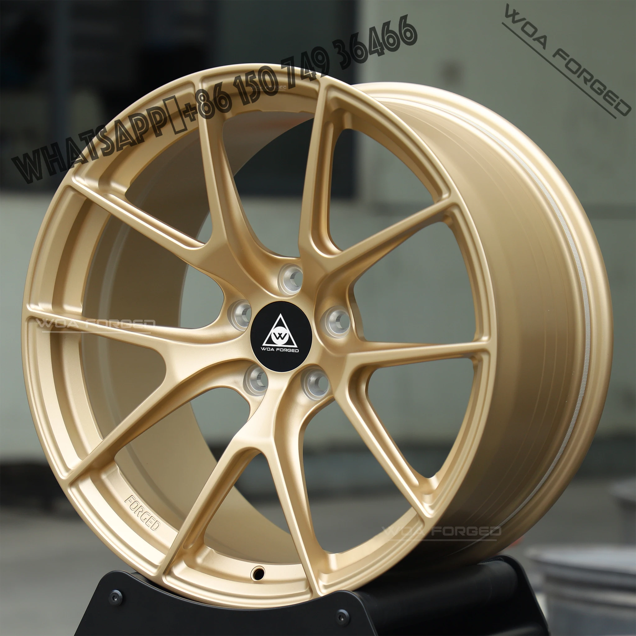 

VS-5RS 18-22 Inch Lightweight Aluminum Forged Wheels Champagne Gold 35mm New High Quality Competitive Fit for BMW Nissan GT GTR