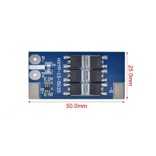 Hongtai Technology 1S 3.2V Lithium Iron Phosphate Protection Board 3.7V Battery Overcharge Protection Module 25A