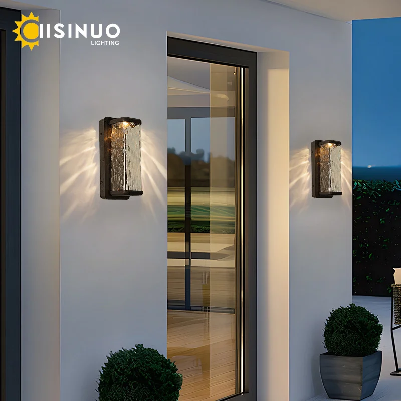 Aluminum Housing Rust-proof Outdoor Wall Lights IP65 Waterproof Super Bright LED10W 18W Garden Porch Lighting for Garages Stairs