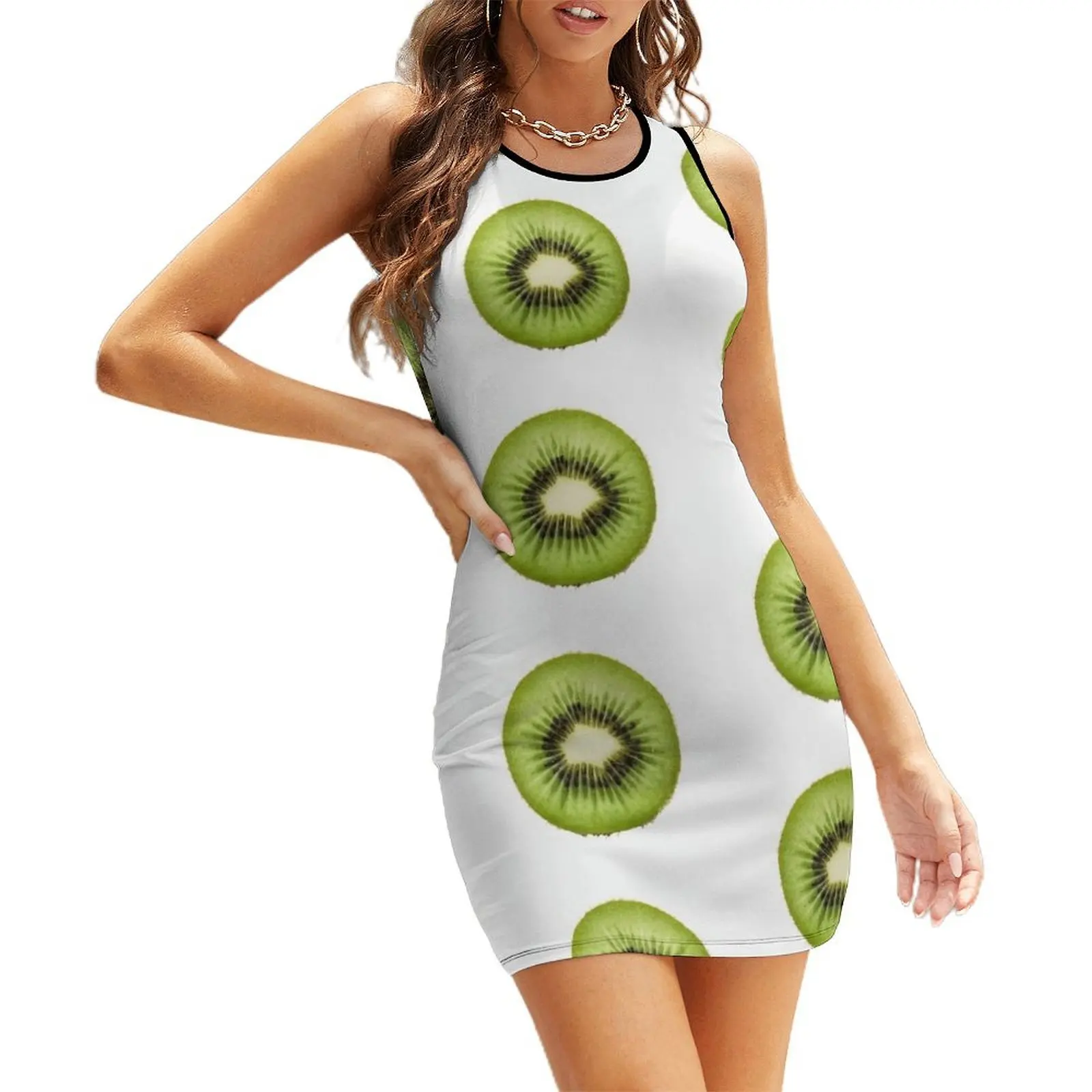 

Kiwi Sleeveless Sundress wedding dresses for parties luxury evening dresses 2025 Female dress dresses for woman 2025