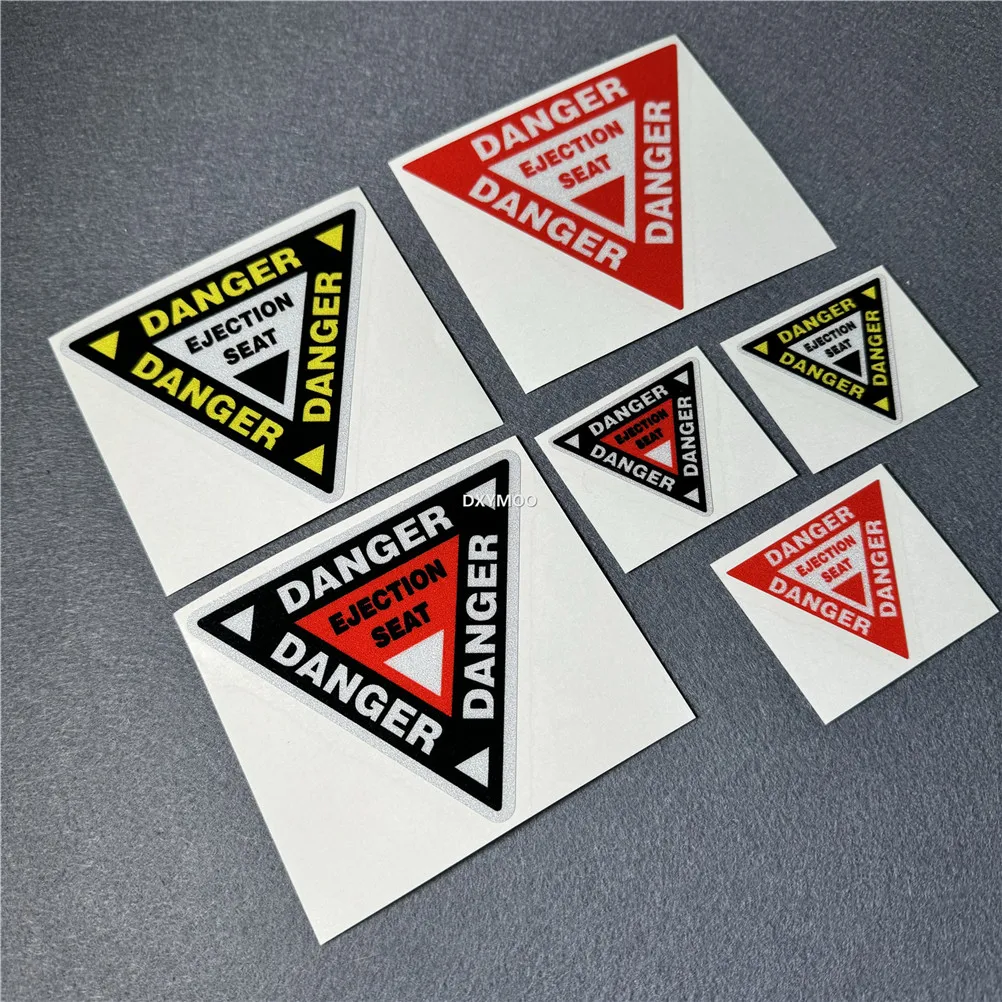 ملصقات مقعد طرد الخطر ، تصفيف السيارة ، الديكور الخارجي التلقائي ، شريط الفينيل زين ، ملصق نافذة مثلث