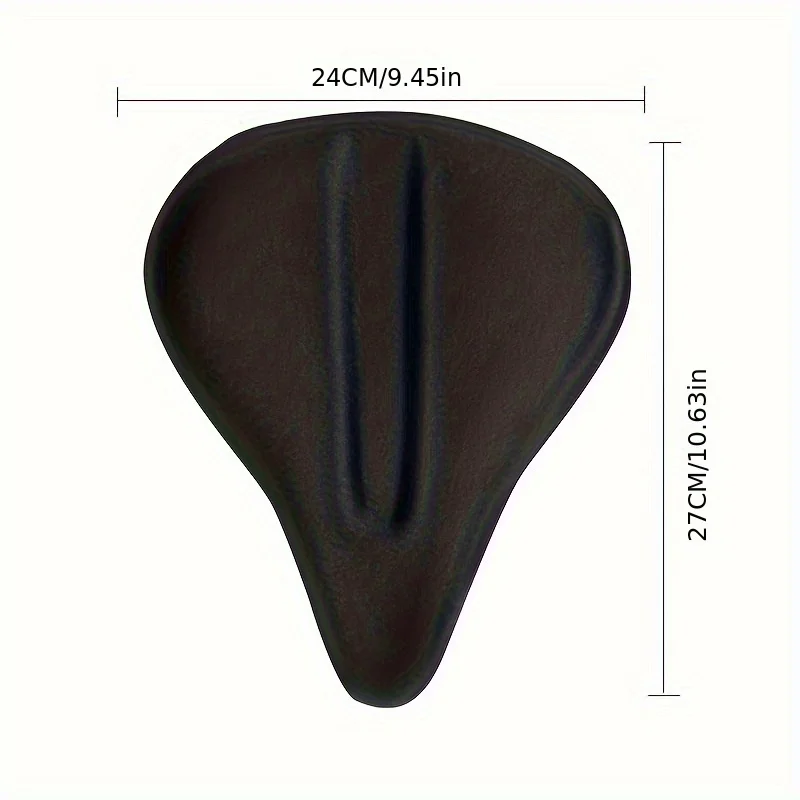 Bike Seat Cover Padded Wide Gel Soft Pad Exercise Bike Seat Cushion Wide Foam Bicycle Seat Cushion Covers Accessories Decor Tool