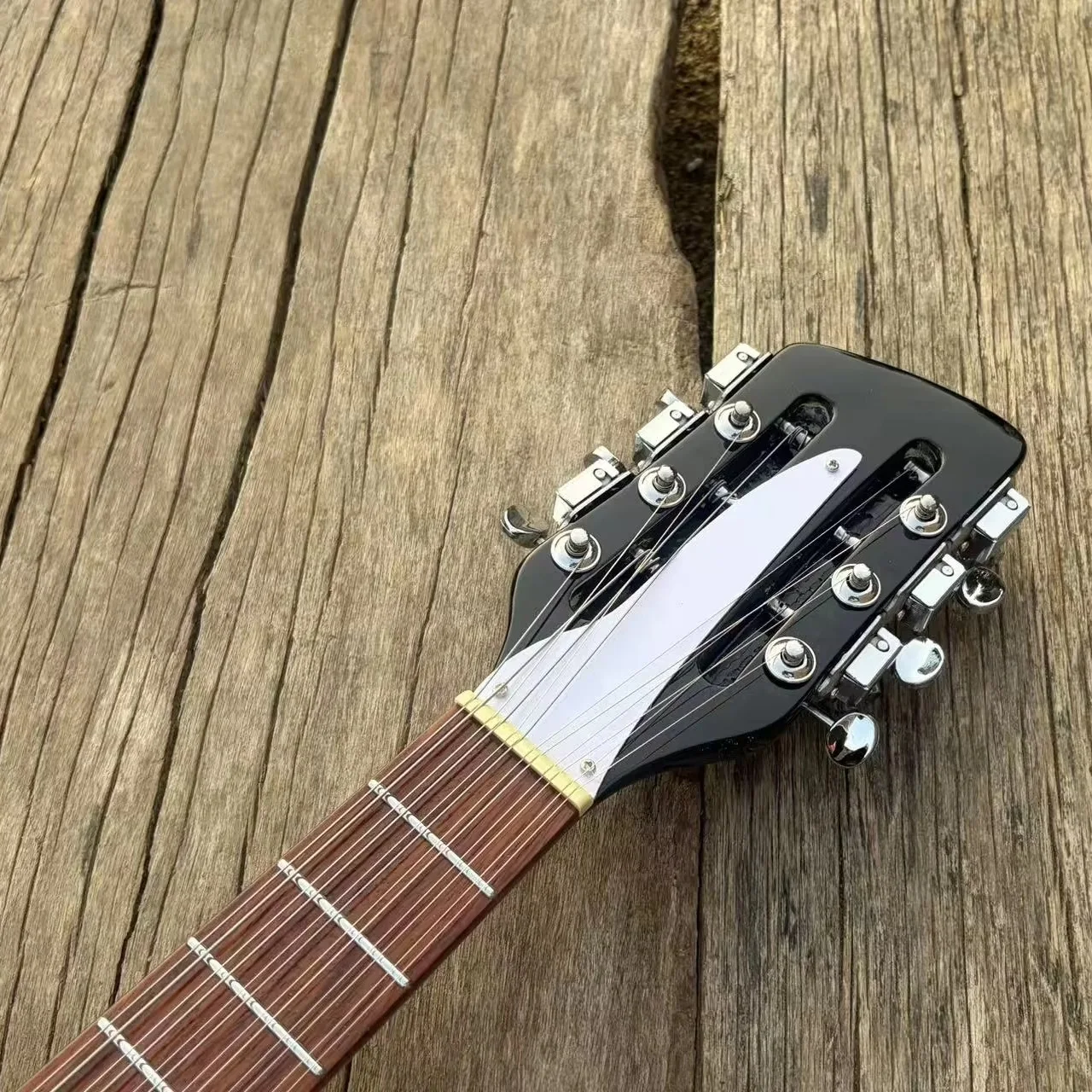 12 String R Bridge 325 Electric Guitar Black Color 3 Mini Humbucker Pickups Stainless Steel Frets Guitarra гитара