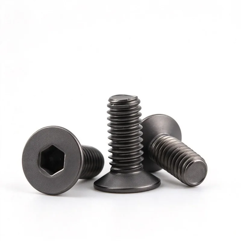 DIN7991 TA2 Titanium Hexagon Hex Socket Head Flat Countersunk Allen Bolt Screw M2 M3 Corrosion Resistant Allen Machine Bolt