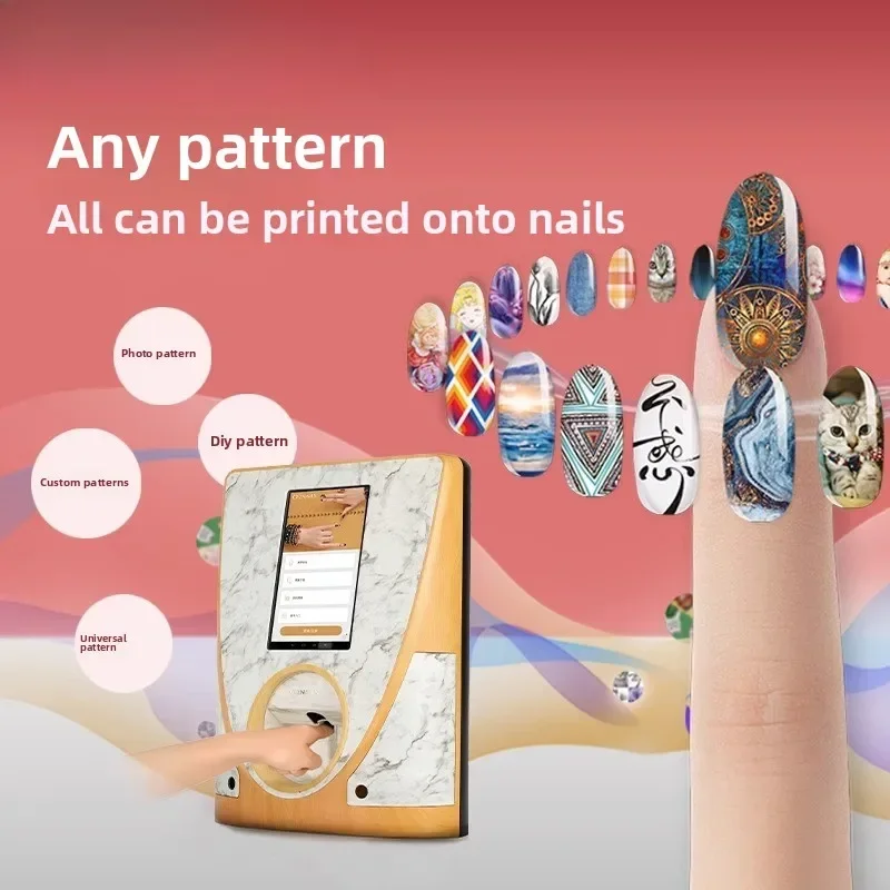 

Automatic Nail Art Machine Painting Machine Photo Printer with Screen