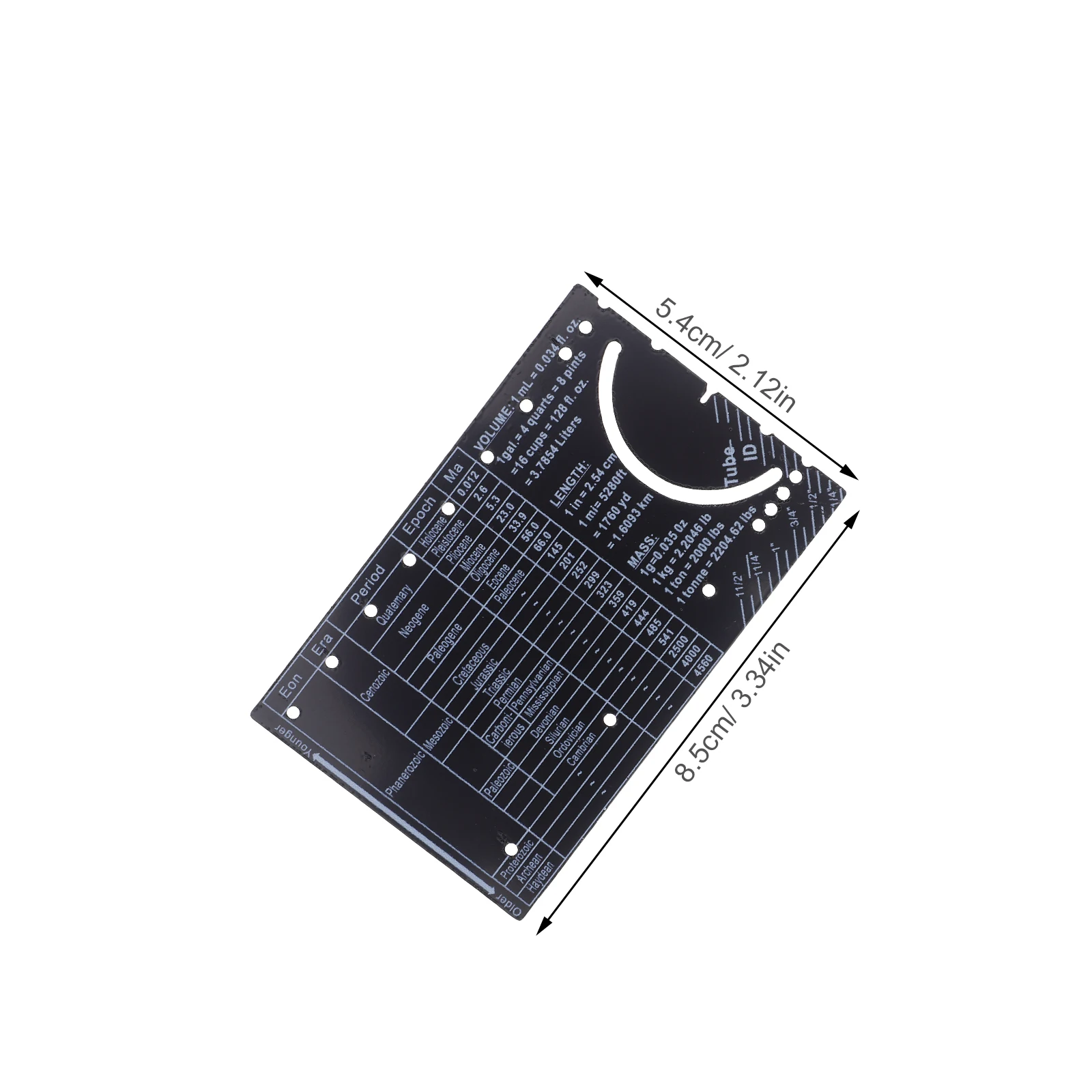 Pocket Engineering Scale Metal Metric Ruler Tool Civil Engineers Precision Measurement Compact Protractor Compass Rule Small