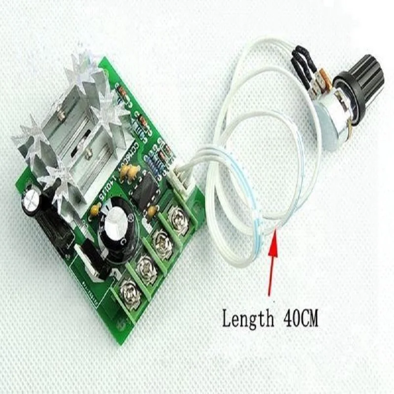 DC 6V-30V 10A 300W 모터 컨트롤러, 속도 조절 PWM 드라이브 보드