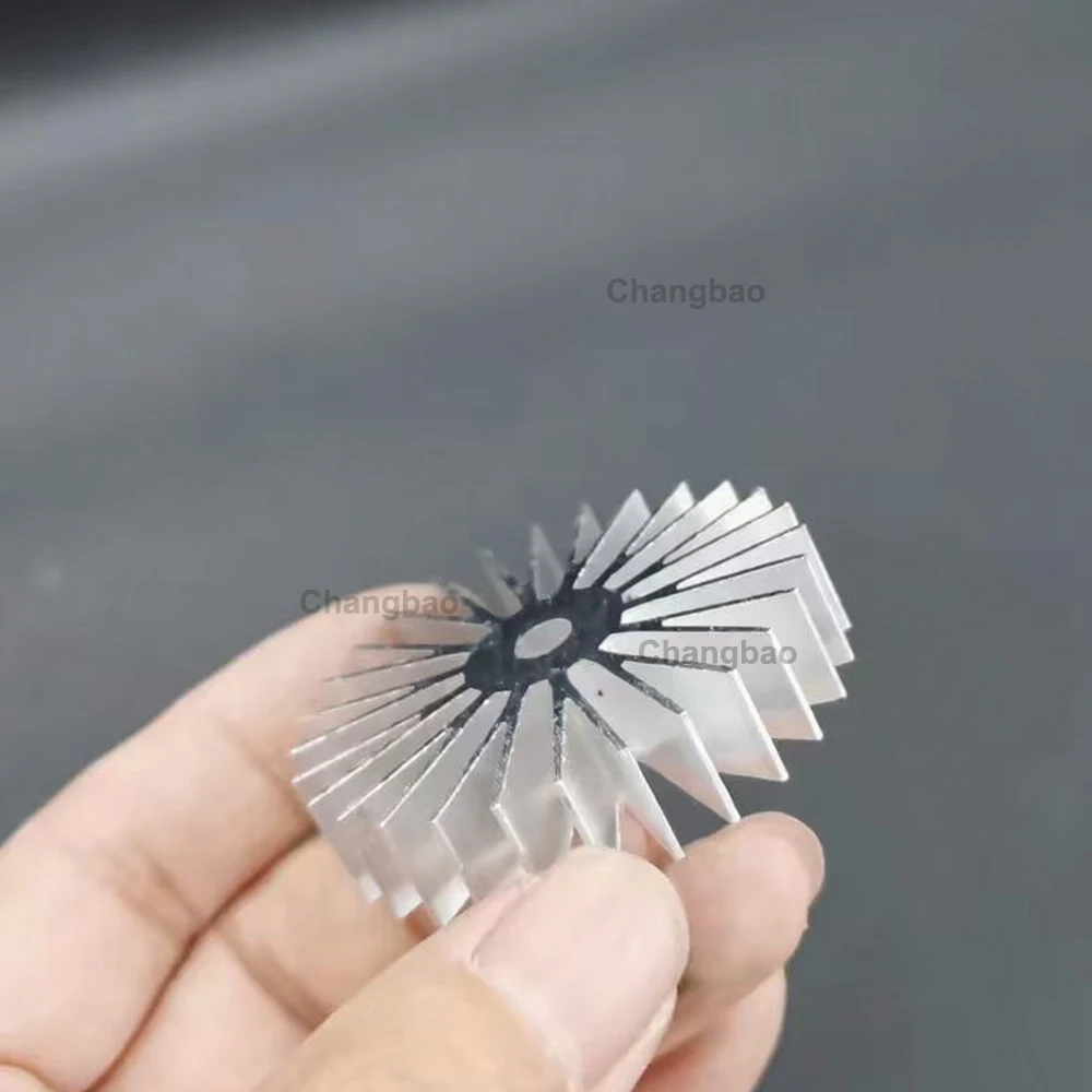 Diameter 45mm LED Radiator 3W SMD Plastik Bulb Light Heatsink