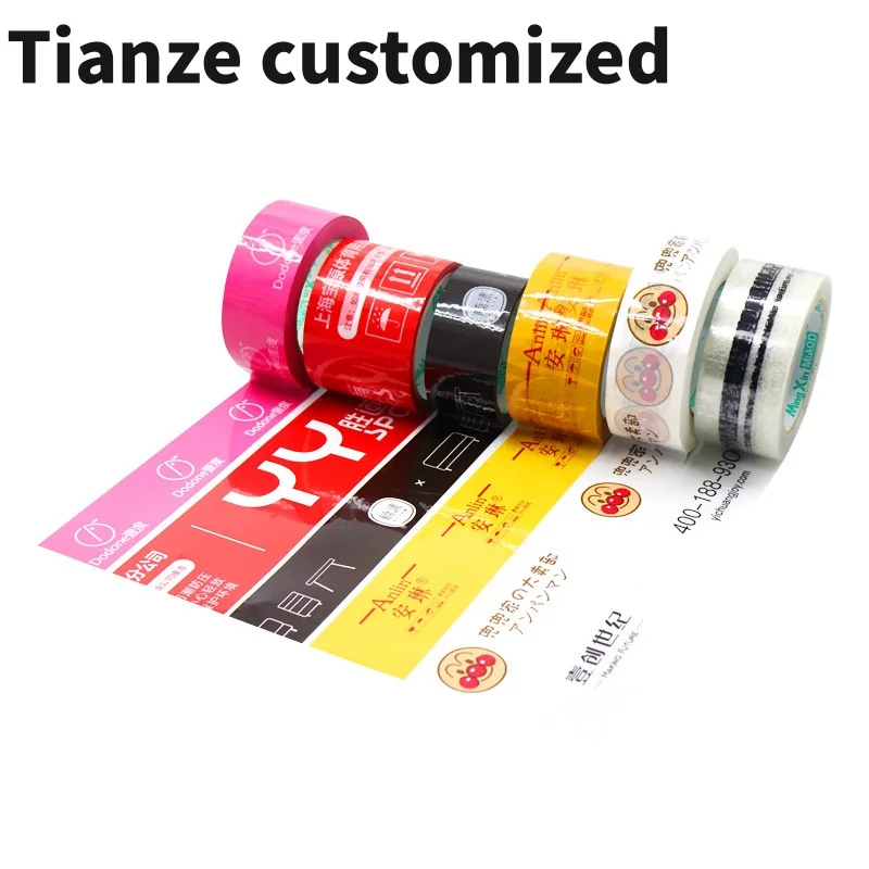 

10 pieces（custom）Custom logo printed packaging adhesive BOPP tape branded tape packing tape carton sealing