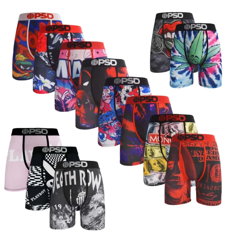 sexy men's underwear boxer shorts fashion men's panties panties printed men's underwear men's boxer