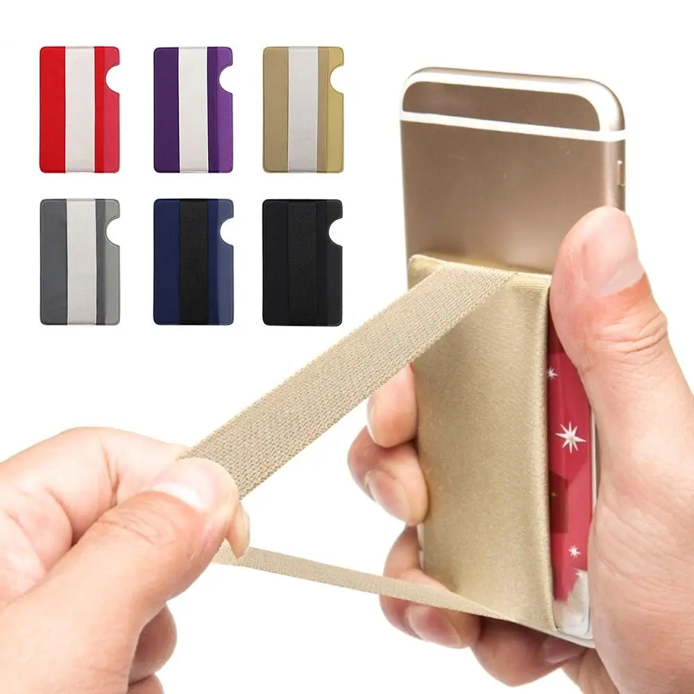 2 stuks mode zak portemonnee hoesje telefoonzakje telefoon terug kaarthouder ID-kaarthouder zakelijke creditcardzak