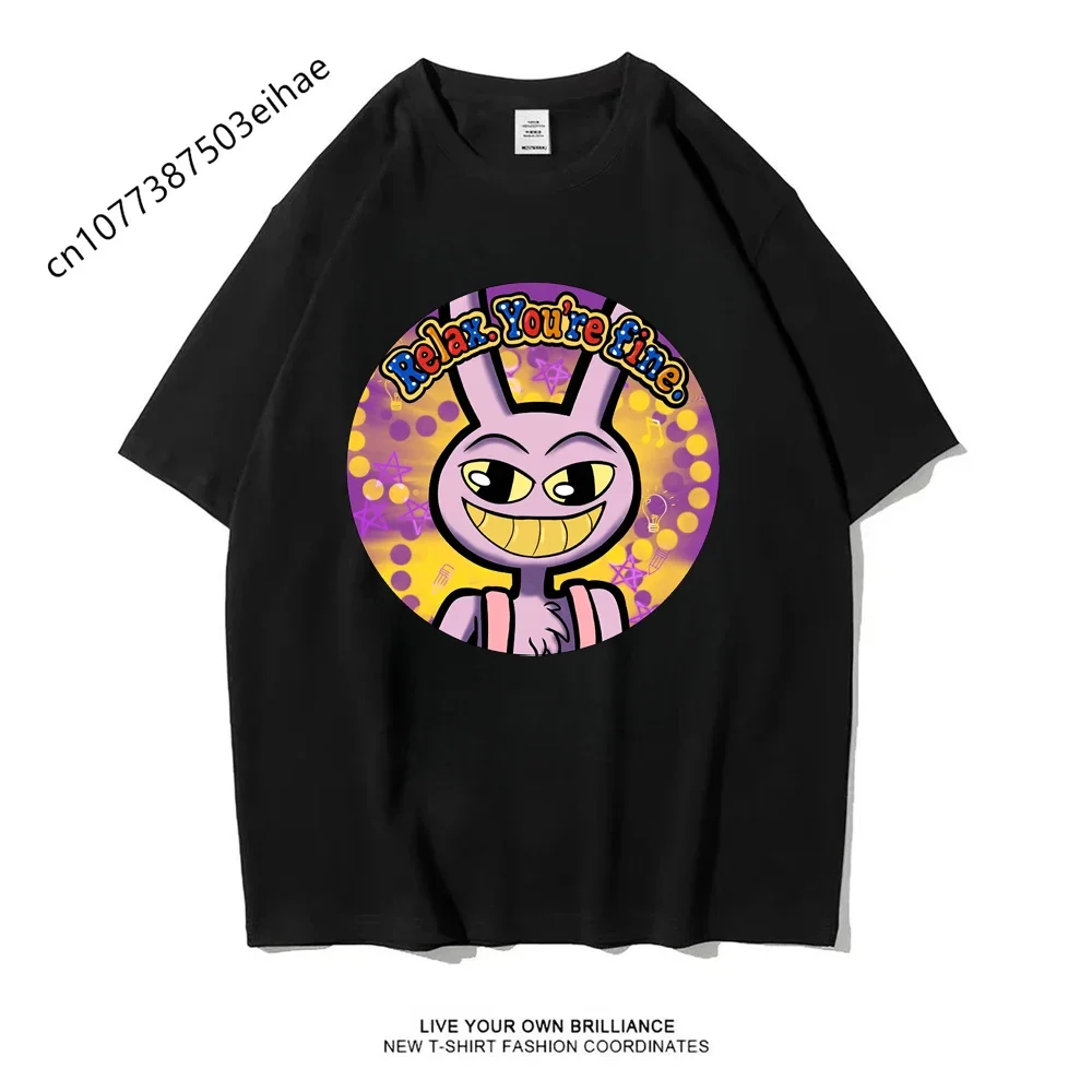 Family Matching The Amazing Digital Circus T Shirt Kids Adults Summer Lightweight Cotton Y2K Graphic Short Sleeve Tees