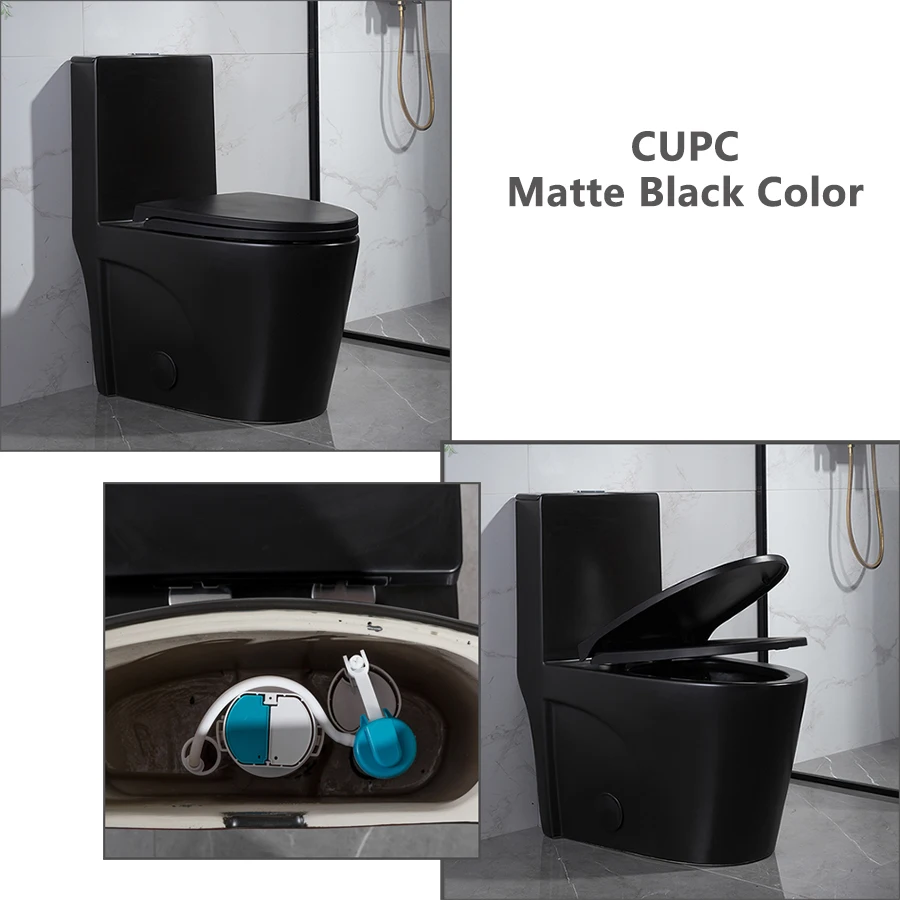 Modern Design Factory Price Wholesale Concealed Tank Dual-Flush Elongated S-Trap Luxury Color Toilet for Home Bathroom