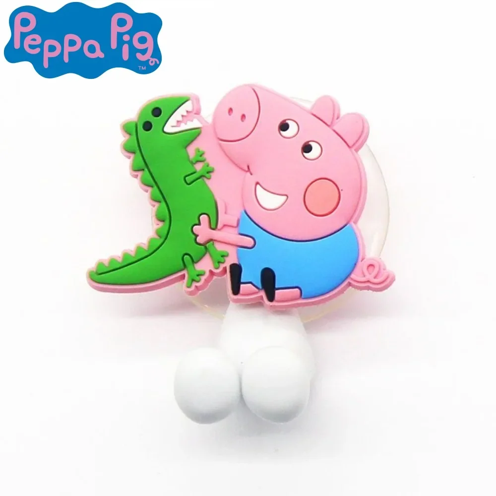 Peppa Pig Uchwyt na szczoteczki do zębów Bez dziurkacza Elektryczna szczoteczka do zębów Naścienna Prosta przyssawka Łazienka Stojak ścienny Przyssawka