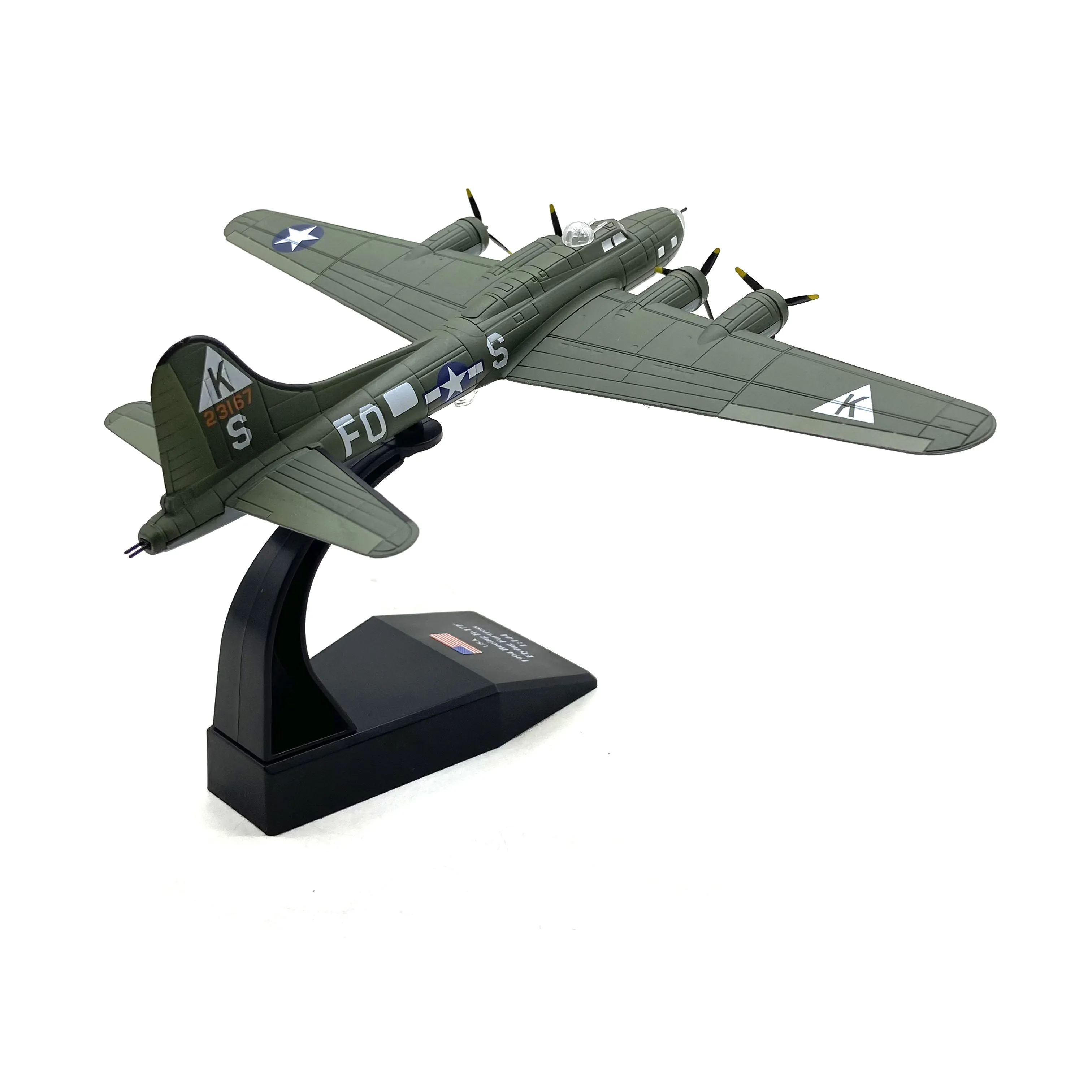 1:144 American Flying Fortress B-17 Bomber bomber (Fuselage Alloy) Static Model Ornaments