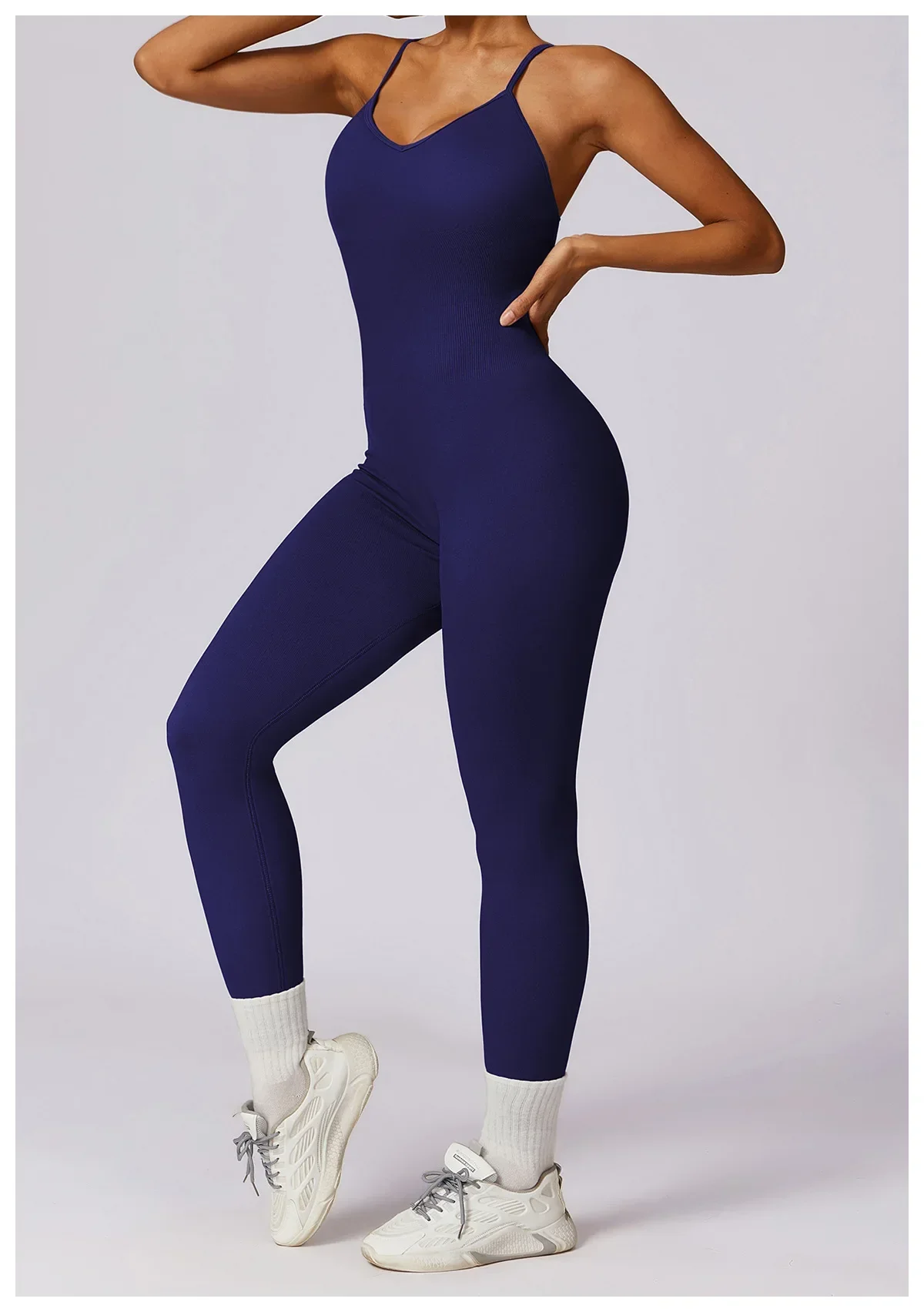 Mulheres sem costas bodysuit sem costura scrunch macacão ginásio de fitness yoga esporte salto terno feminino treino runing bodysuit activewear