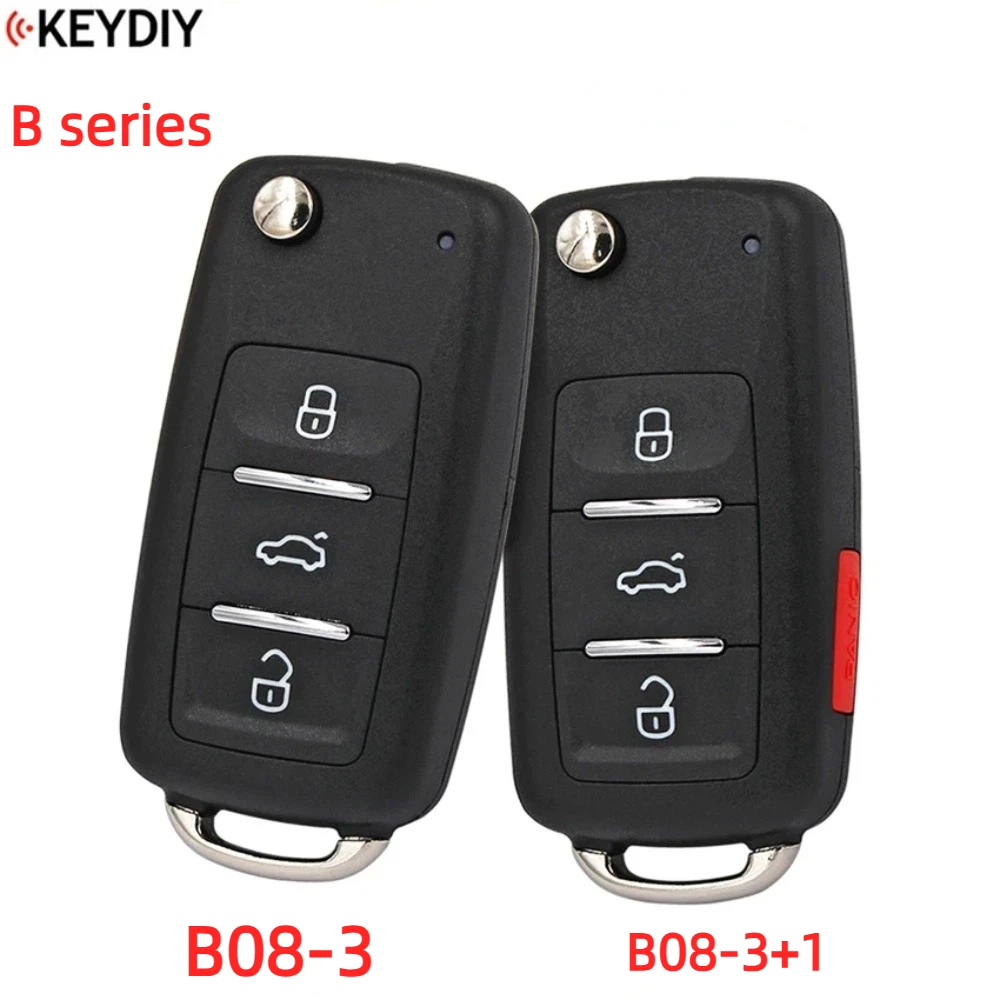 

KEYDIY B Series B08-3 B08-4 Universal Remote Car Key for VW 202AD Style for KD-X2 KD900 Mini KD URG200