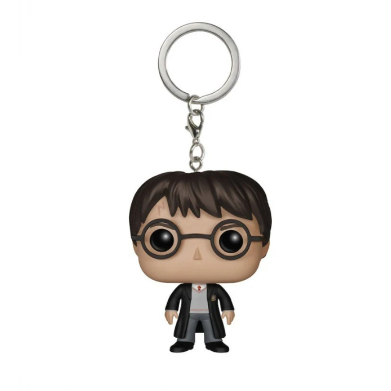 Wizarding World Character Keychain Set, Cute Mini Figure Key Rings, Collectible Bag Charms, Ideal Gift for Fans & Kids view 6