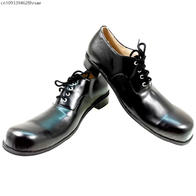 

34cm Black Joker Shoes For Men Clown Shoes Halloween Cosplay Accessories Funny Club Wear Masquerade Stage Performance