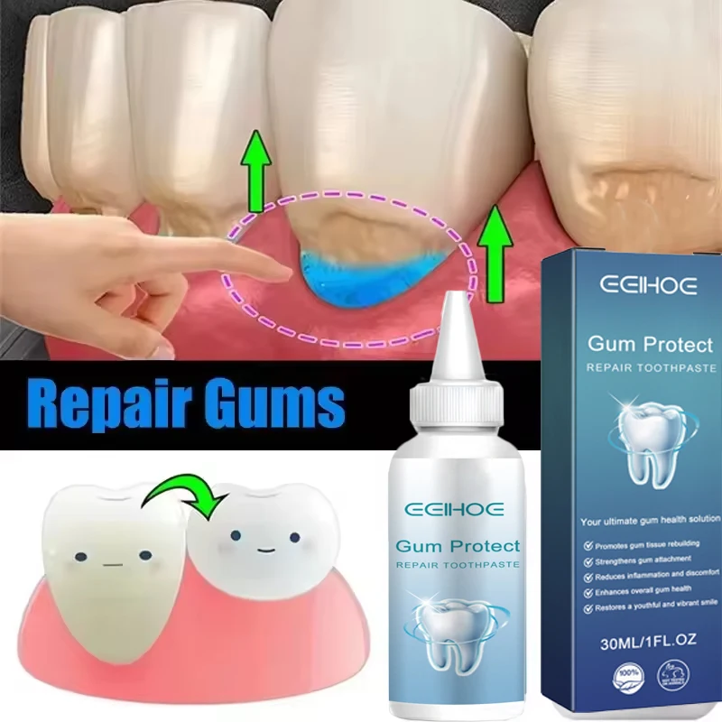 Damaged Gum Repair Care Toothpaste Relieve Sore Gums Allergy Deep Cleaning Teeth Stains Tartar Serum Dental Caries Toothpaste