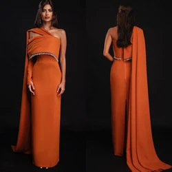 Customized Fashion High Quality Asymmetrical One-Shoulder A-line Anke Length Evening Dresses Rhinestone S vestidos de graduacion